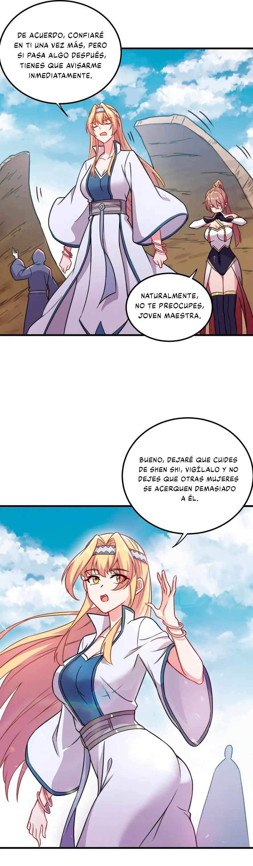 Yo, el Maestro Malvado, Llevo a mis Discipulas a ser Invencibles en Todo el Mundo capítulo 40, página 13