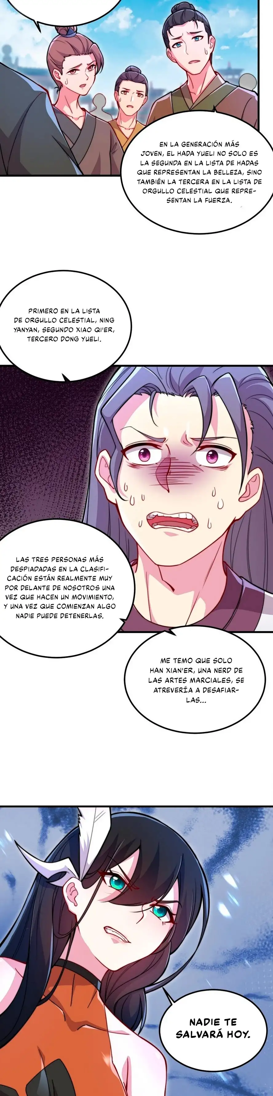 Yo, el Maestro Malvado, Llevo a mis Discipulas a ser Invencibles en Todo el Mundo capítulo 42, página 13