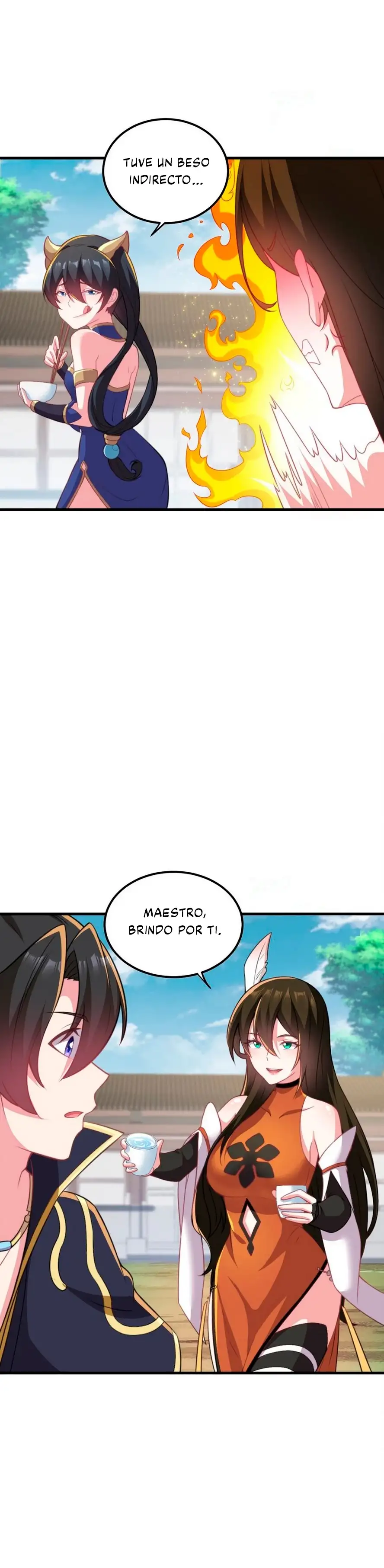 Yo, el Maestro Malvado, Llevo a mis Discipulas a ser Invencibles en Todo el Mundo capítulo 44, página 14