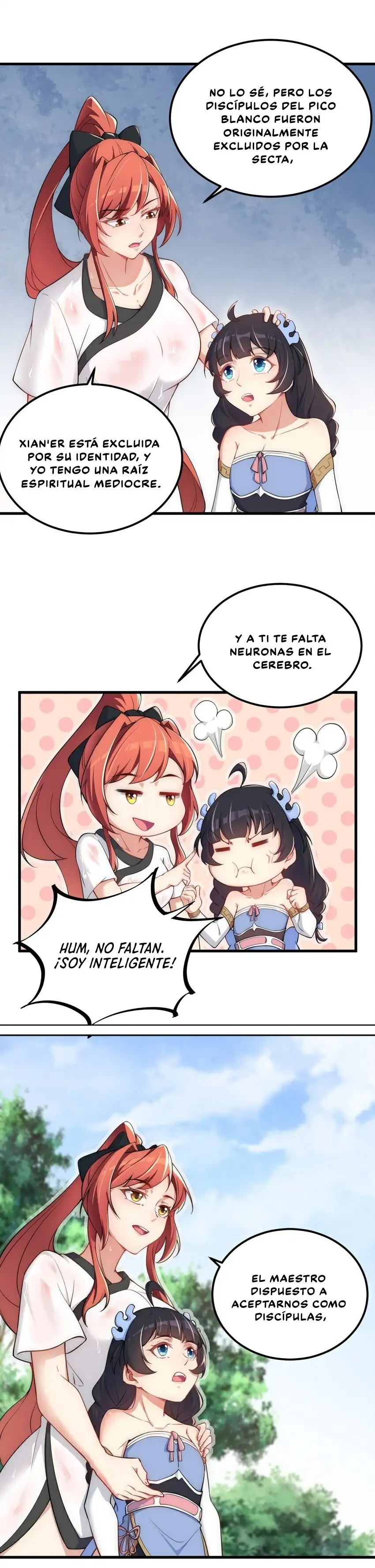 Yo, el Maestro Malvado, Llevo a mis Discipulas a ser Invencibles en Todo el Mundo capítulo 5, página 6