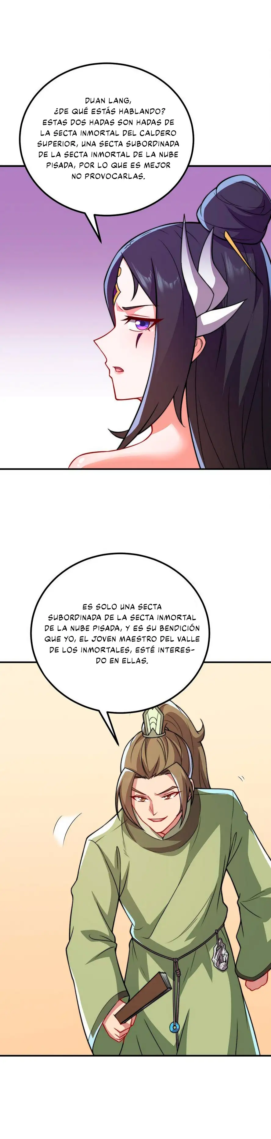 Yo, el Maestro Malvado, Llevo a mis Discipulas a ser Invencibles en Todo el Mundo capítulo 56, página 21