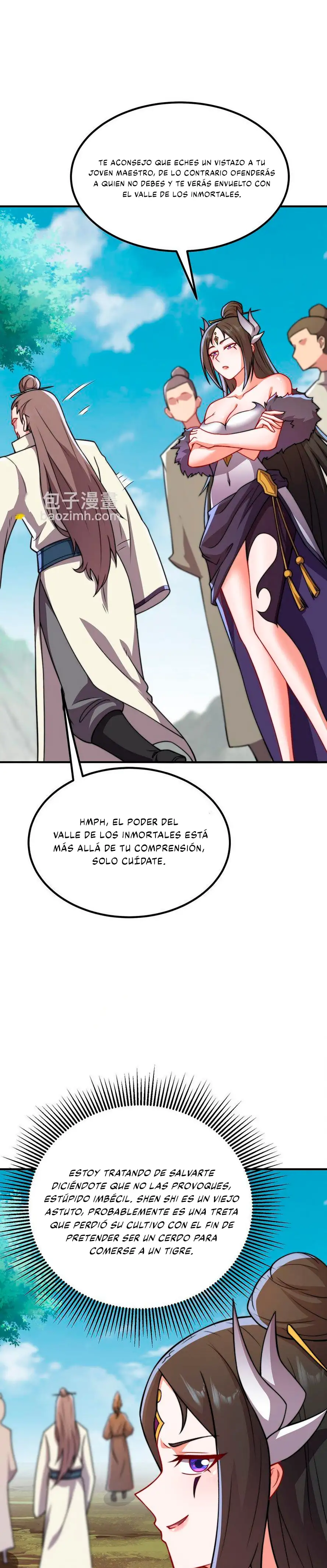 Yo, el Maestro Malvado, Llevo a mis Discipulas a ser Invencibles en Todo el Mundo capítulo 56, página 22
