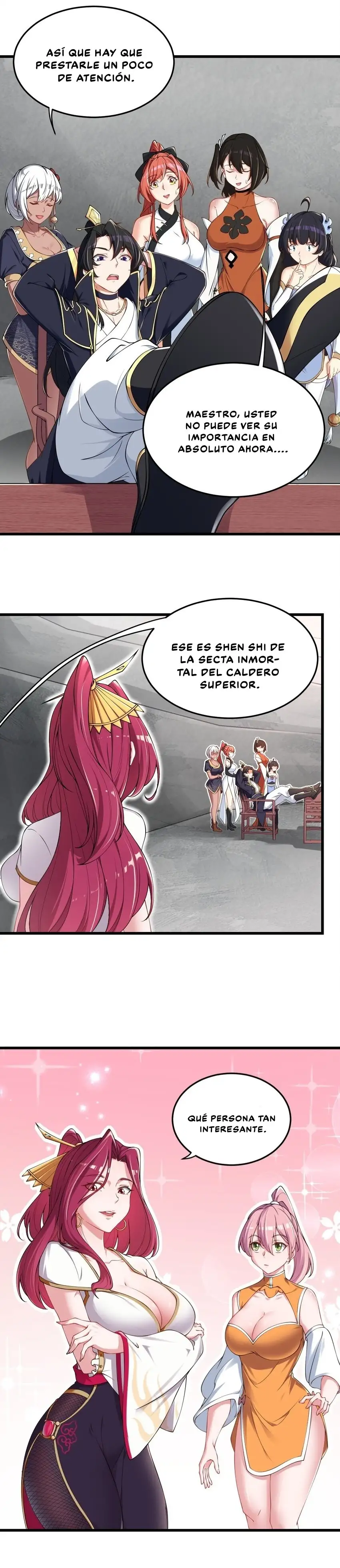 Yo, el Maestro Malvado, Llevo a mis Discipulas a ser Invencibles en Todo el Mundo capítulo 6, página 4