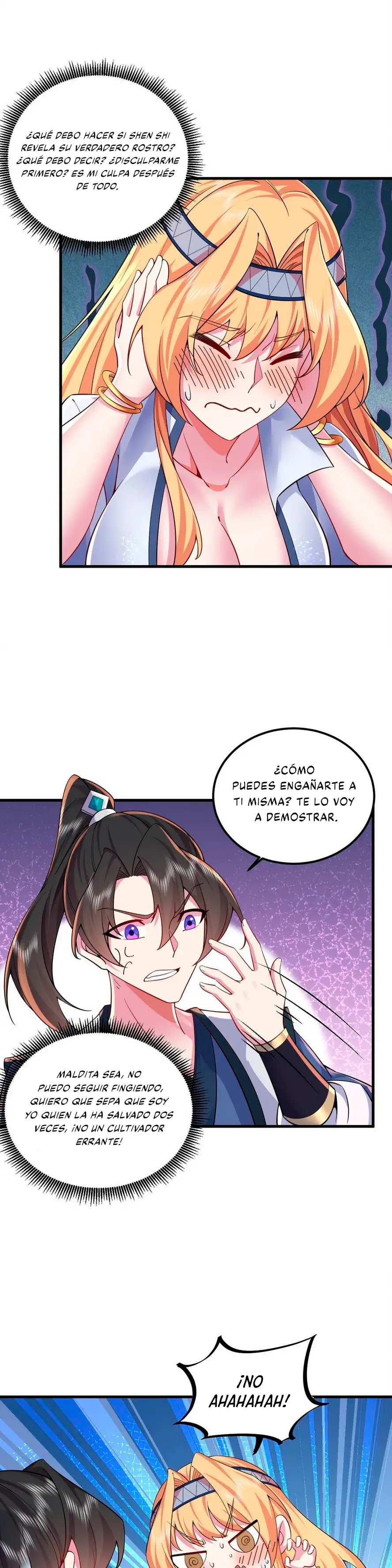 Yo, el Maestro Malvado, Llevo a mis Discipulas a ser Invencibles en Todo el Mundo capítulo 61, página 17