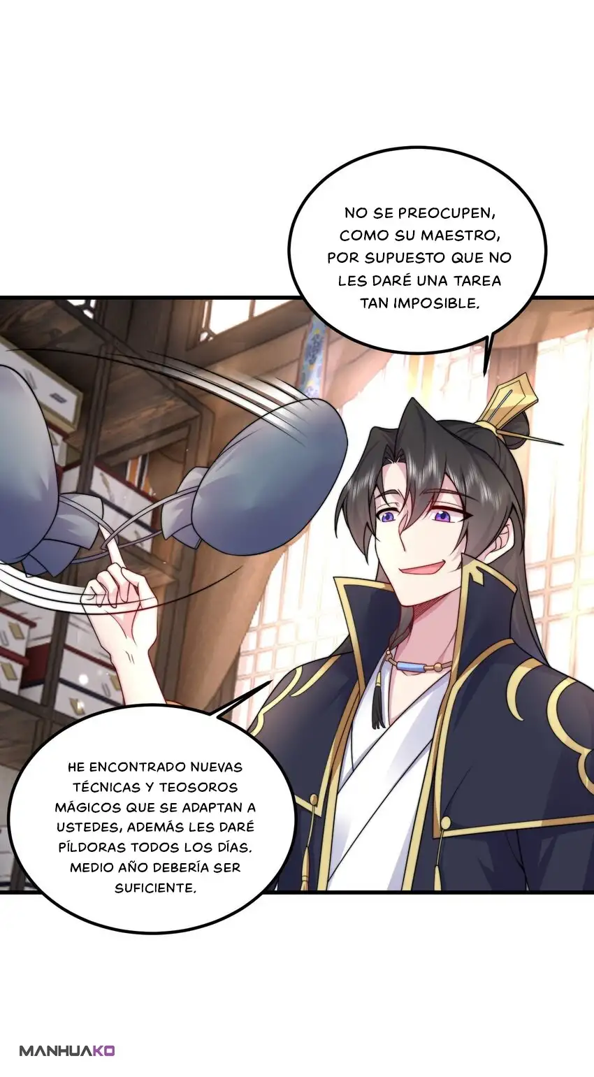 Yo, el Maestro Malvado, Llevo a mis Discipulas a ser Invencibles en Todo el Mundo capítulo 72, página 22