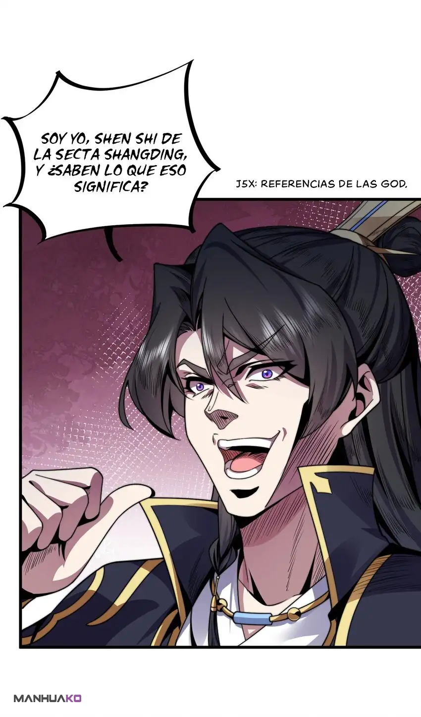Yo, el Maestro Malvado, Llevo a mis Discipulas a ser Invencibles en Todo el Mundo capítulo 72, página 27
