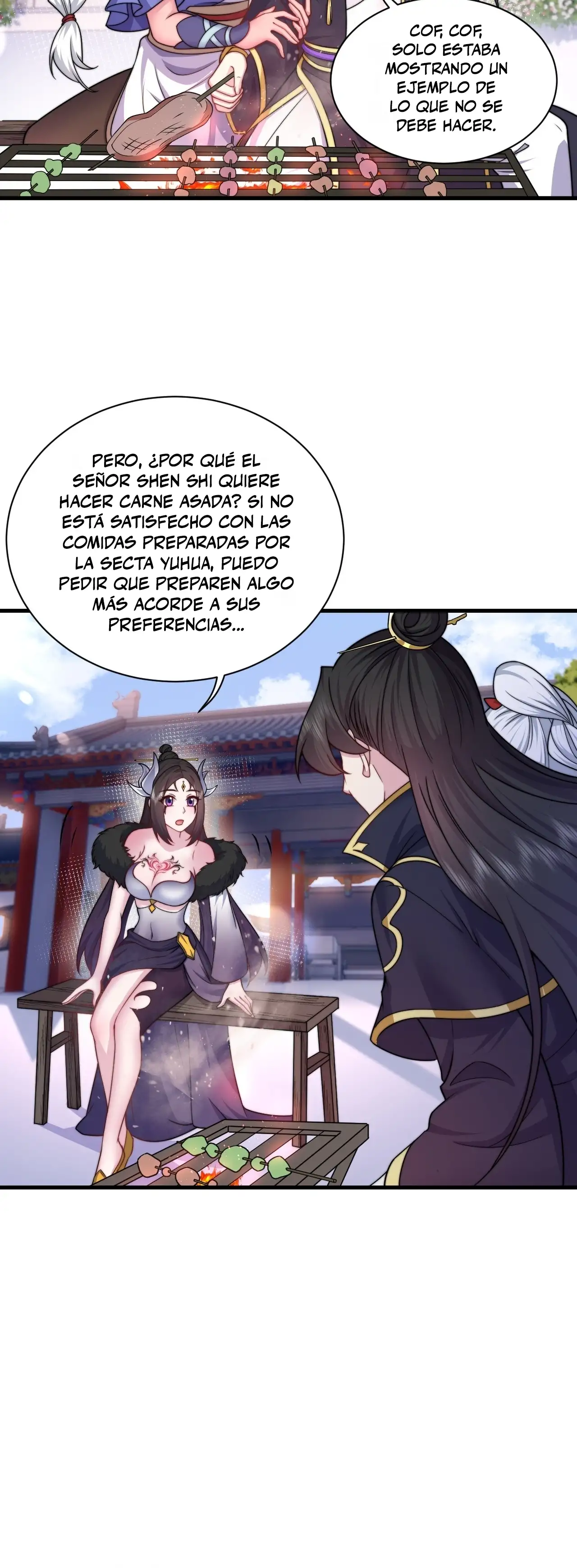 Yo, el Maestro Malvado, Llevo a mis Discipulas a ser Invencibles en Todo el Mundo capítulo 82, página 9