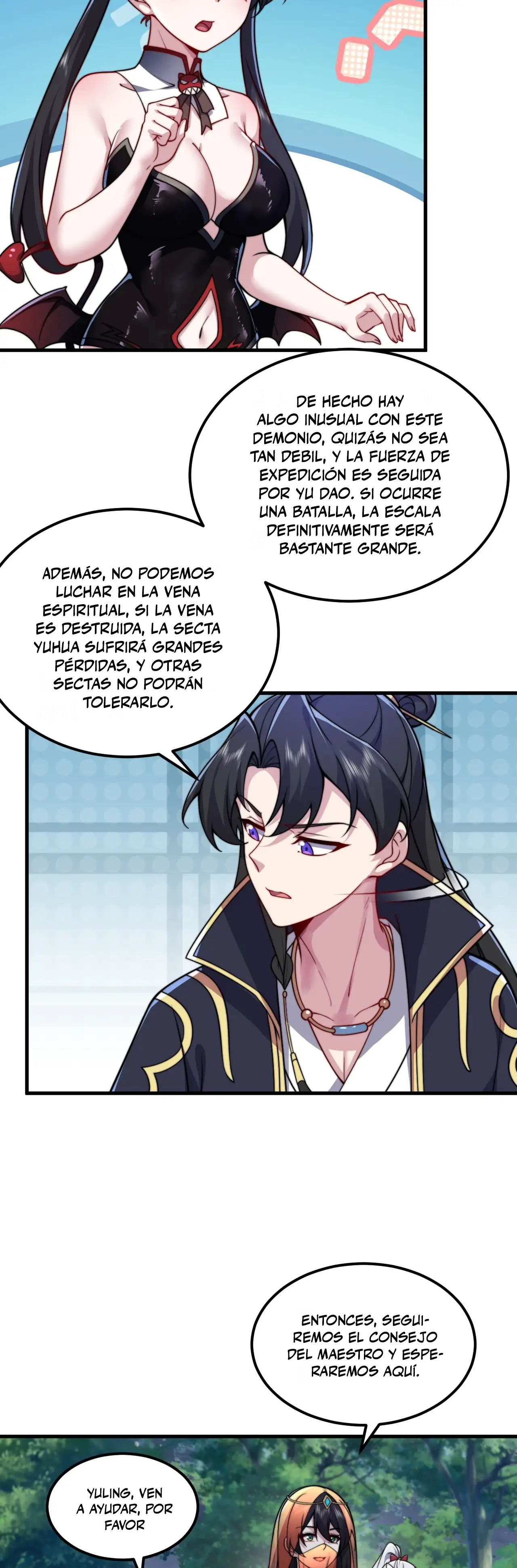 Yo, el Maestro Malvado, Llevo a mis Discipulas a ser Invencibles en Todo el Mundo capítulo 84, página 4
