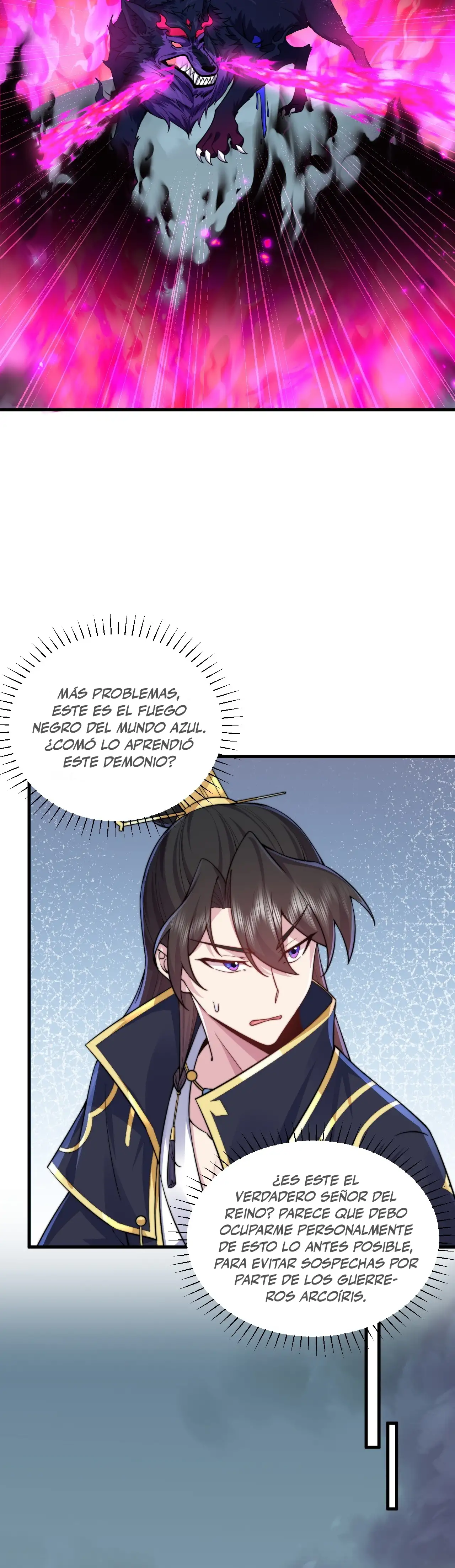Yo, el Maestro Malvado, Llevo a mis Discipulas a ser Invencibles en Todo el Mundo capítulo 87, página 22