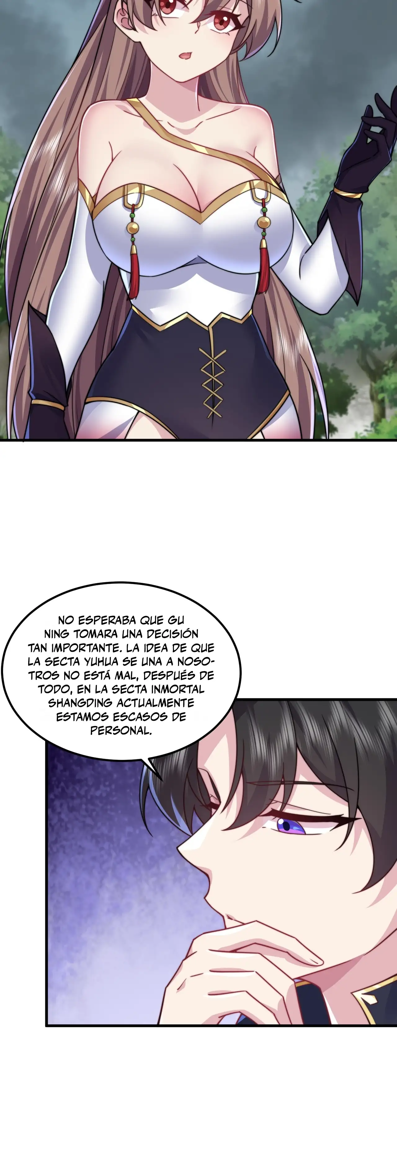 Yo, el Maestro Malvado, Llevo a mis Discipulas a ser Invencibles en Todo el Mundo capítulo 90, página 5