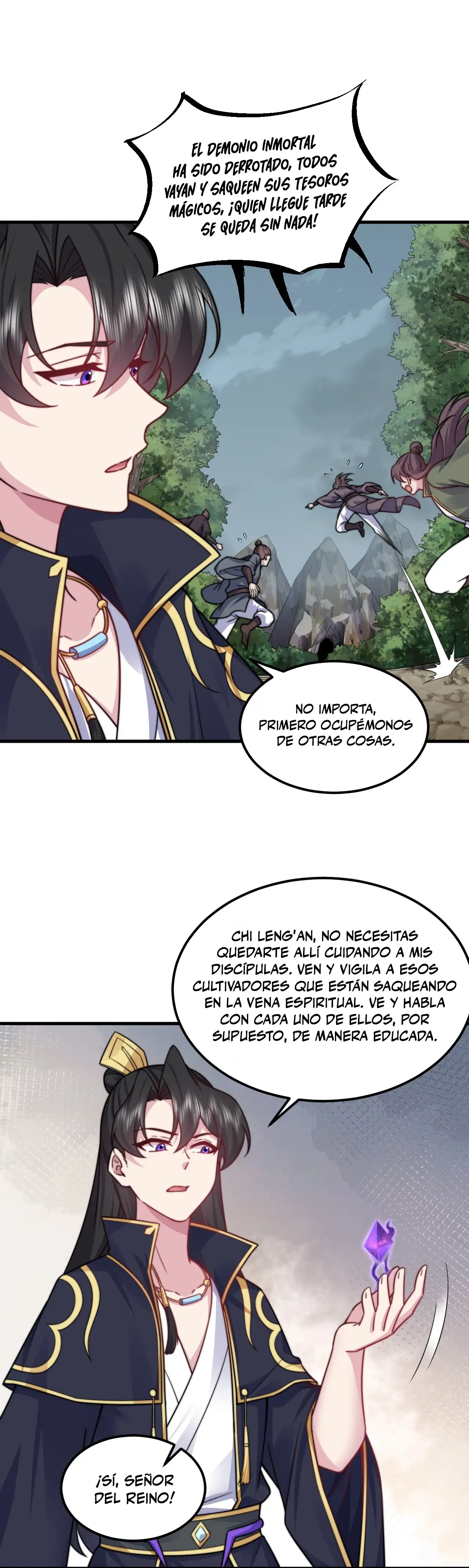 Yo, el Maestro Malvado, Llevo a mis Discipulas a ser Invencibles en Todo el Mundo capítulo 90, página 11