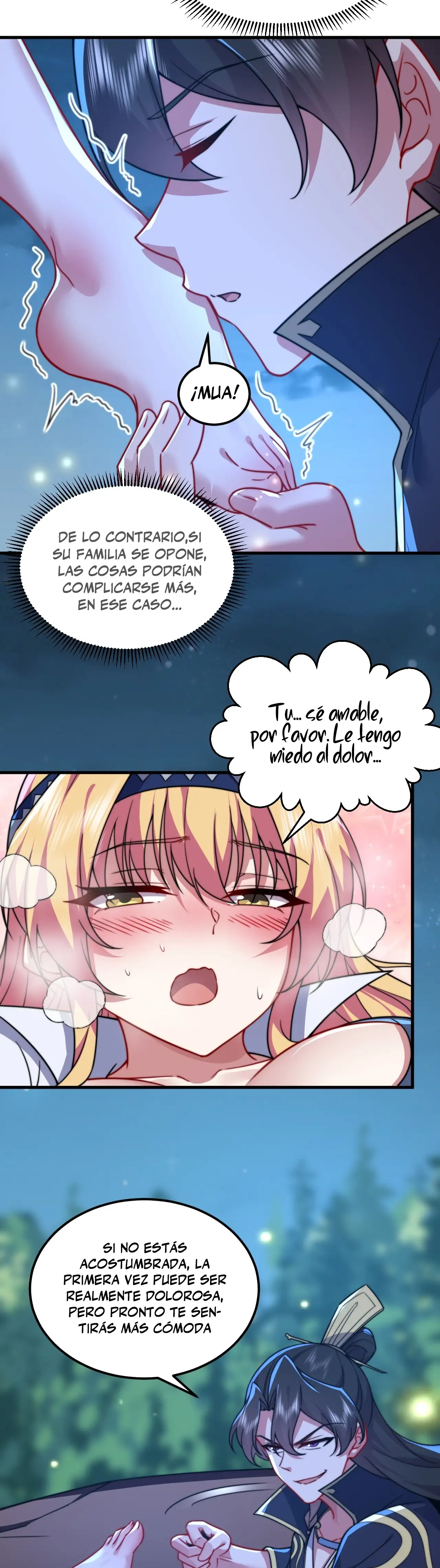 Yo, el Maestro Malvado, Llevo a mis Discipulas a ser Invencibles en Todo el Mundo capítulo 92, página 17