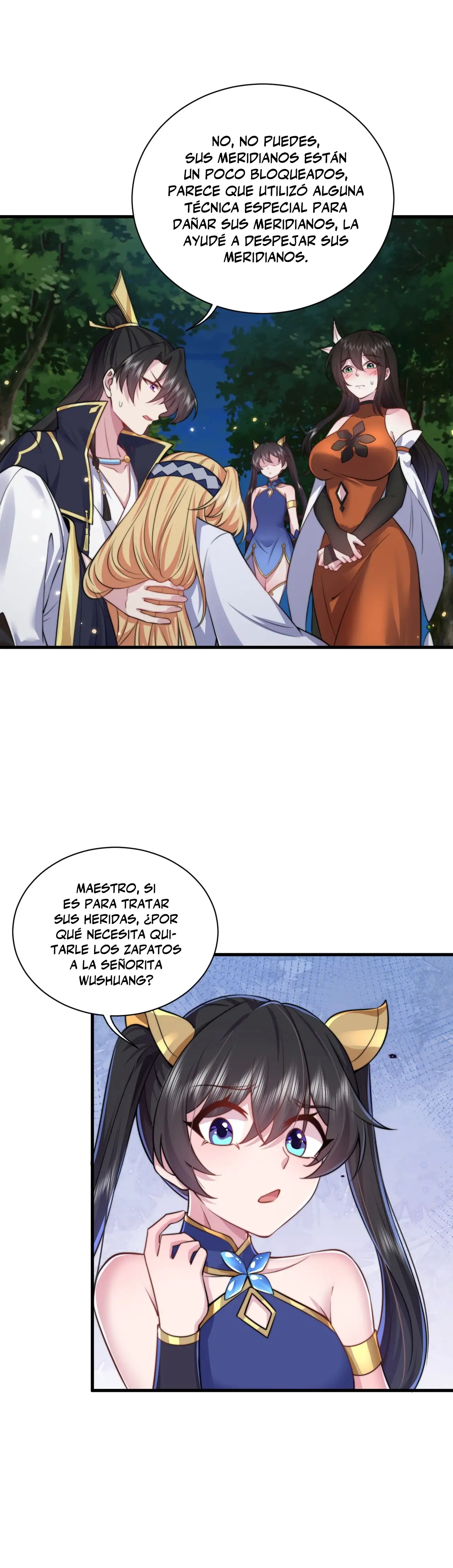 Yo, el Maestro Malvado, Llevo a mis Discipulas a ser Invencibles en Todo el Mundo capítulo 93, página 8