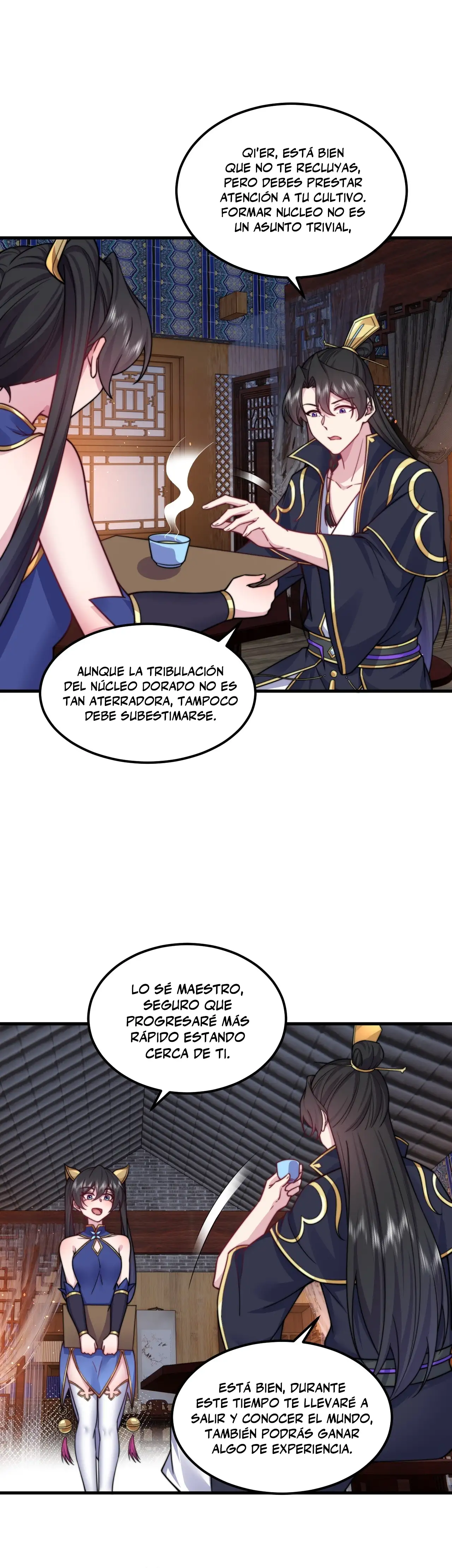 Yo, el Maestro Malvado, Llevo a mis Discipulas a ser Invencibles en Todo el Mundo capítulo 94, página 4