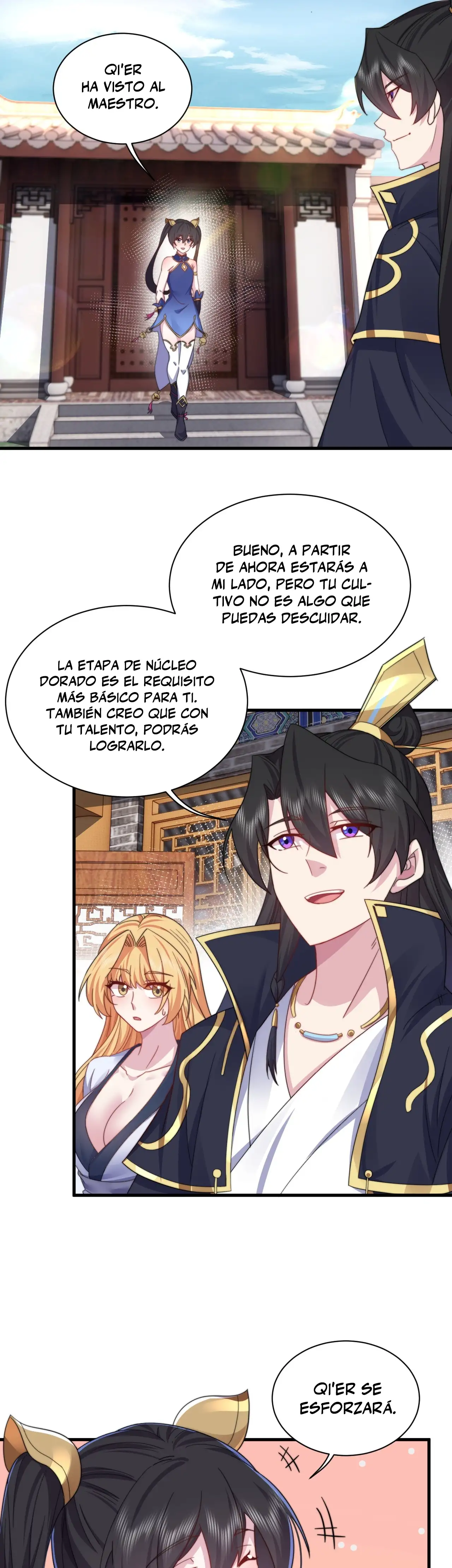 Yo, el Maestro Malvado, Llevo a mis Discipulas a ser Invencibles en Todo el Mundo capítulo 95, página 8