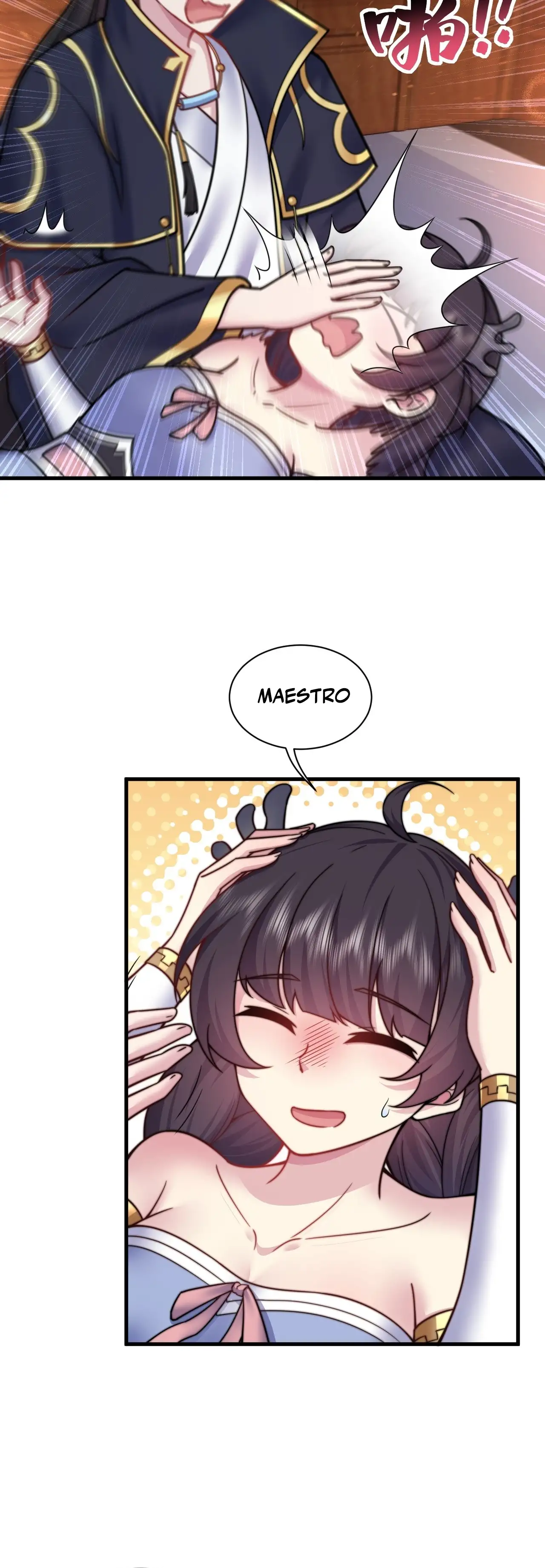 Yo, el Maestro Malvado, Llevo a mis Discipulas a ser Invencibles en Todo el Mundo capítulo 97, página 17