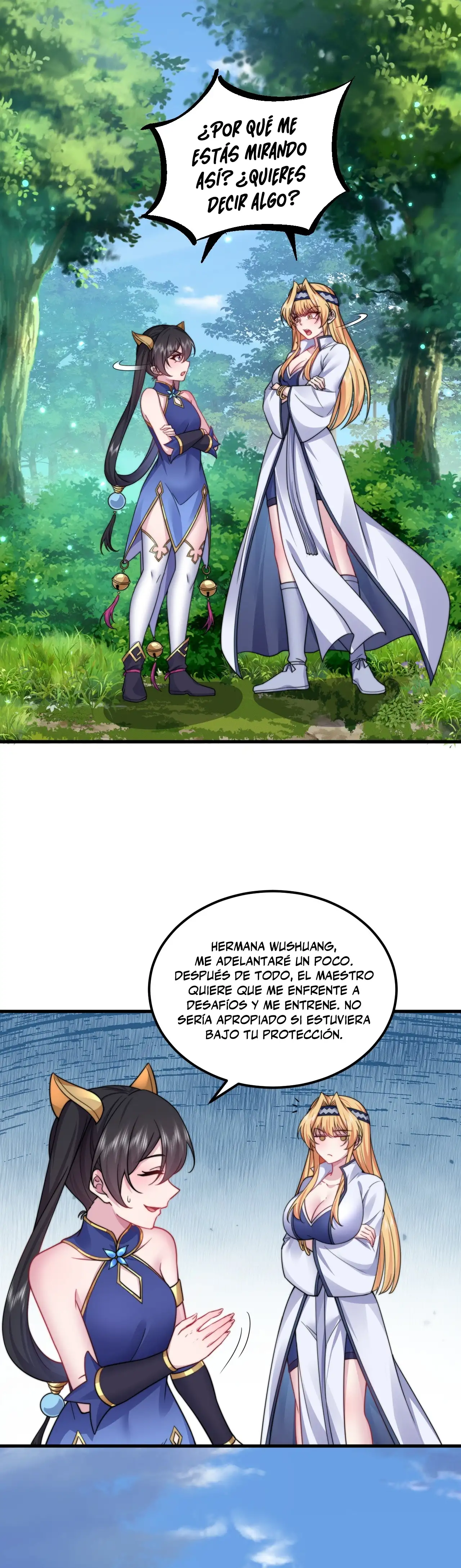 Yo, el Maestro Malvado, Llevo a mis Discipulas a ser Invencibles en Todo el Mundo capítulo 99, página 4