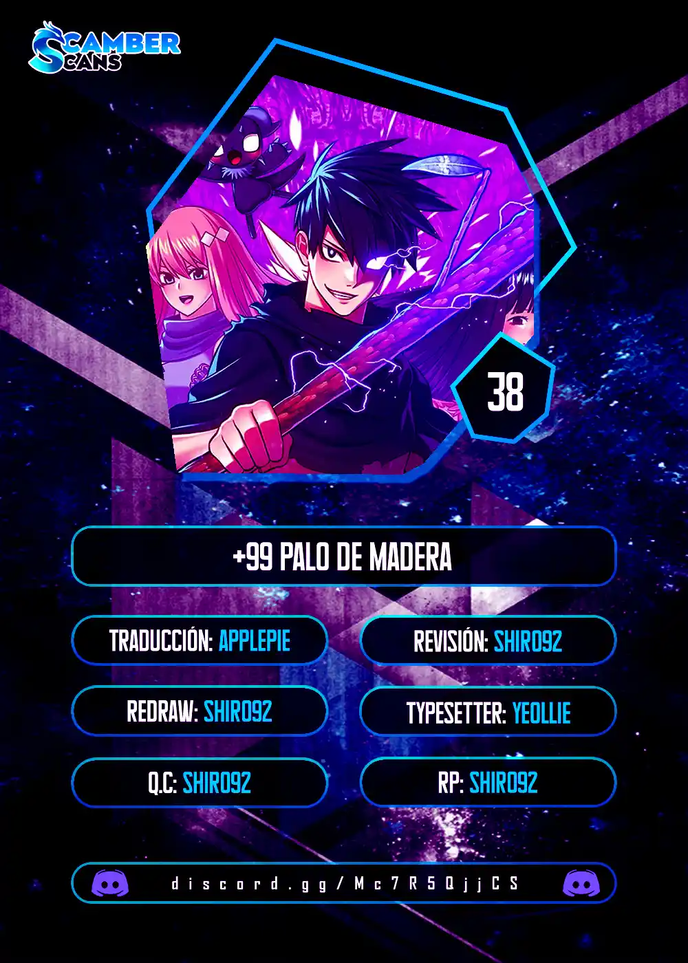 +99 palo de madera capítulo 38.2, página 1