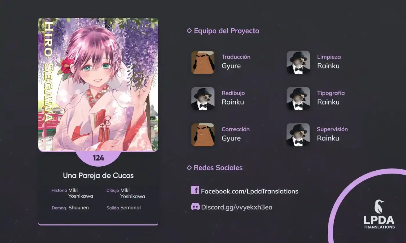 A Couple of Cuckoos capítulo 124, página 1
