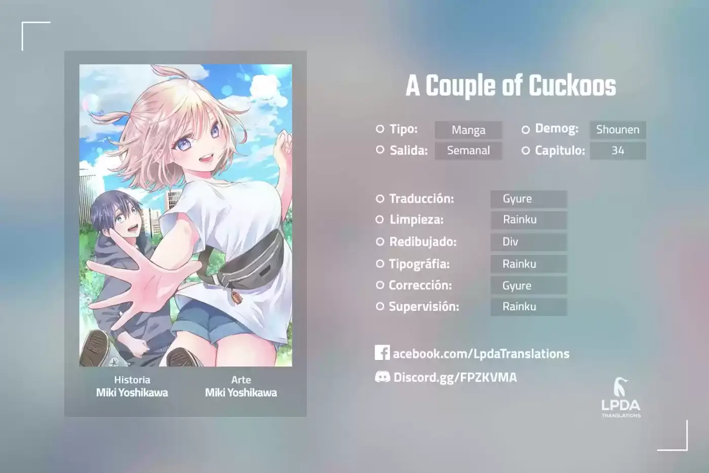 A Couple of Cuckoos capítulo 34, página 1