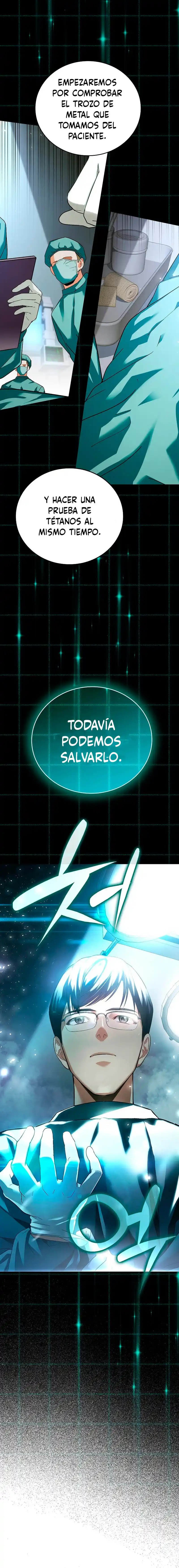Al diablo con ser un santo, soy un médico capítulo 1, página 9