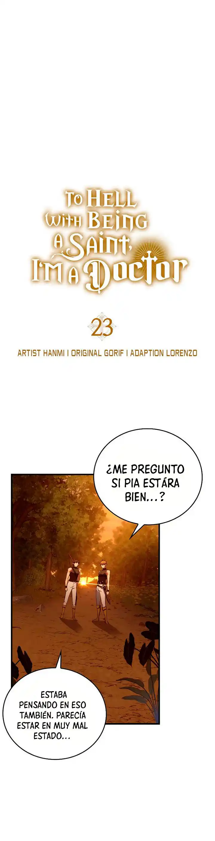 Al diablo con ser un santo, soy un médico capítulo 23, página 3