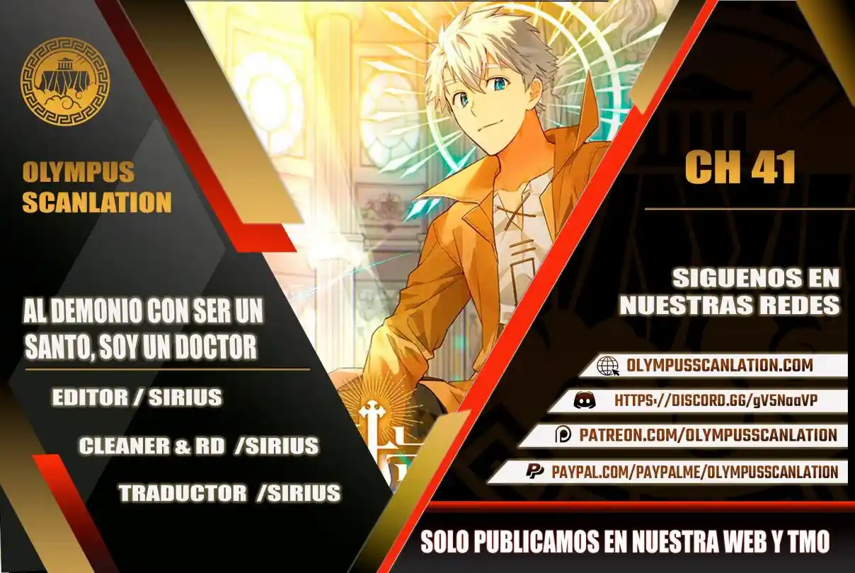 Al diablo con ser un santo, soy un médico capítulo 41, página 1