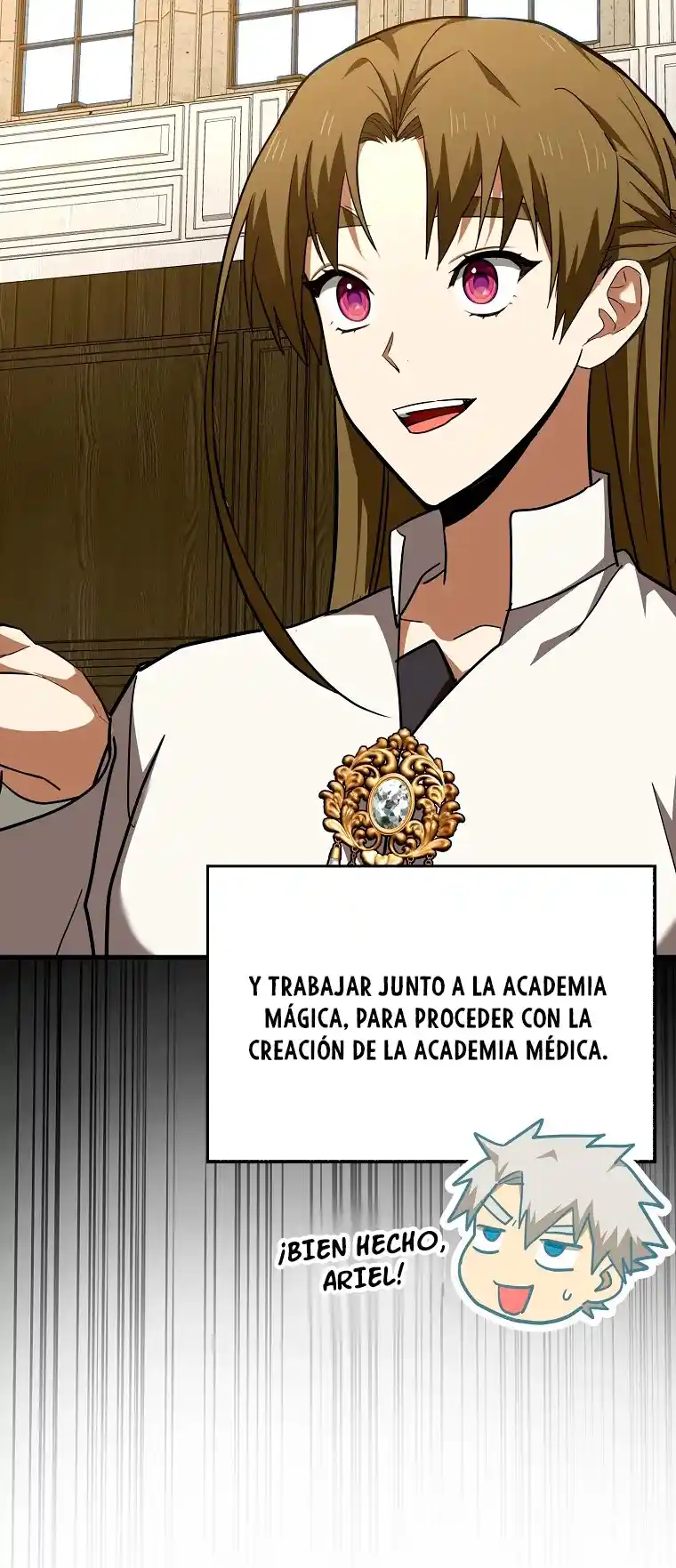 Al diablo con ser un santo, soy un médico capítulo 53, página 55