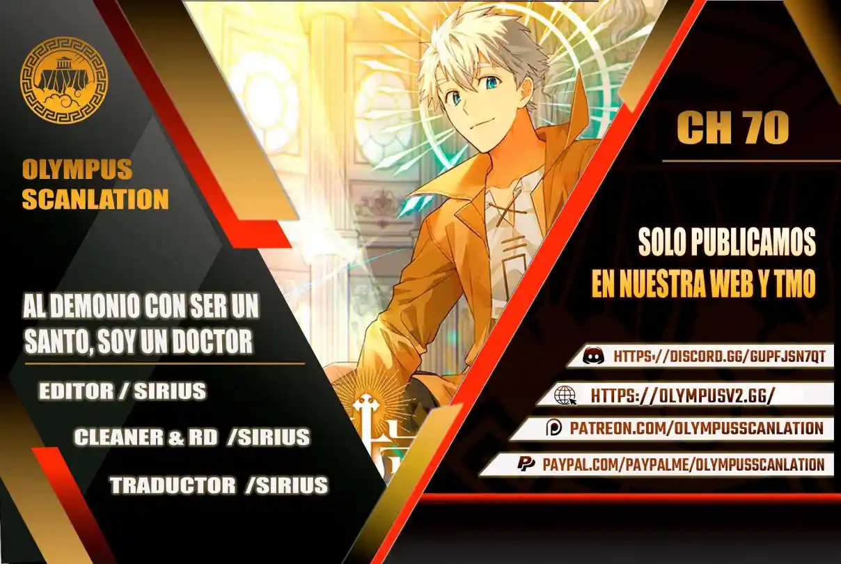 Al diablo con ser un santo, soy un médico capítulo 70, página 1