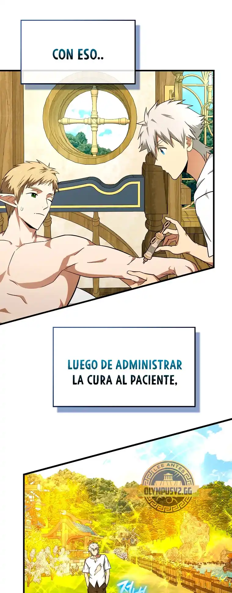 Al diablo con ser un santo, soy un médico capítulo 73, página 35