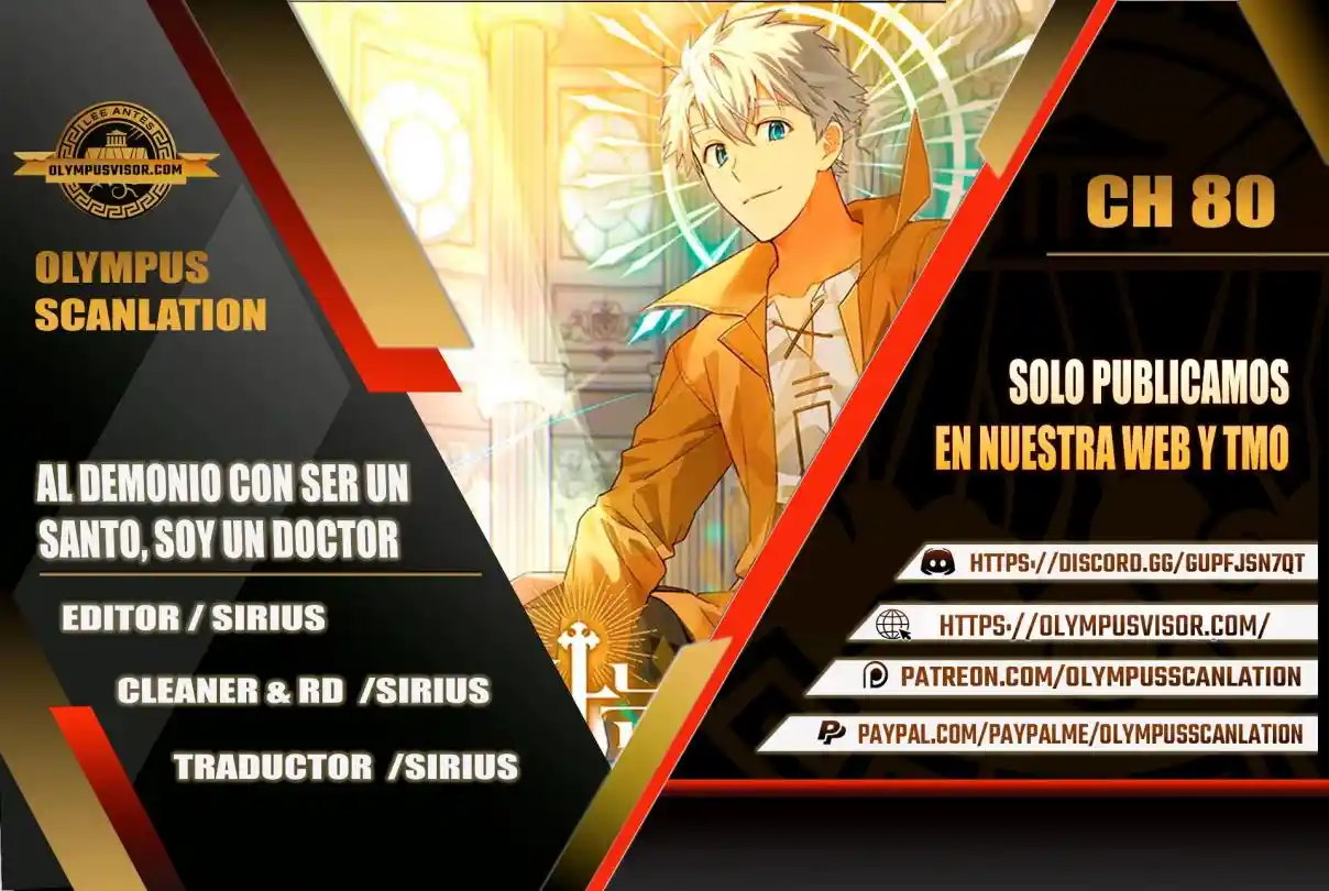 Al diablo con ser un santo, soy un médico capítulo 80, página 1