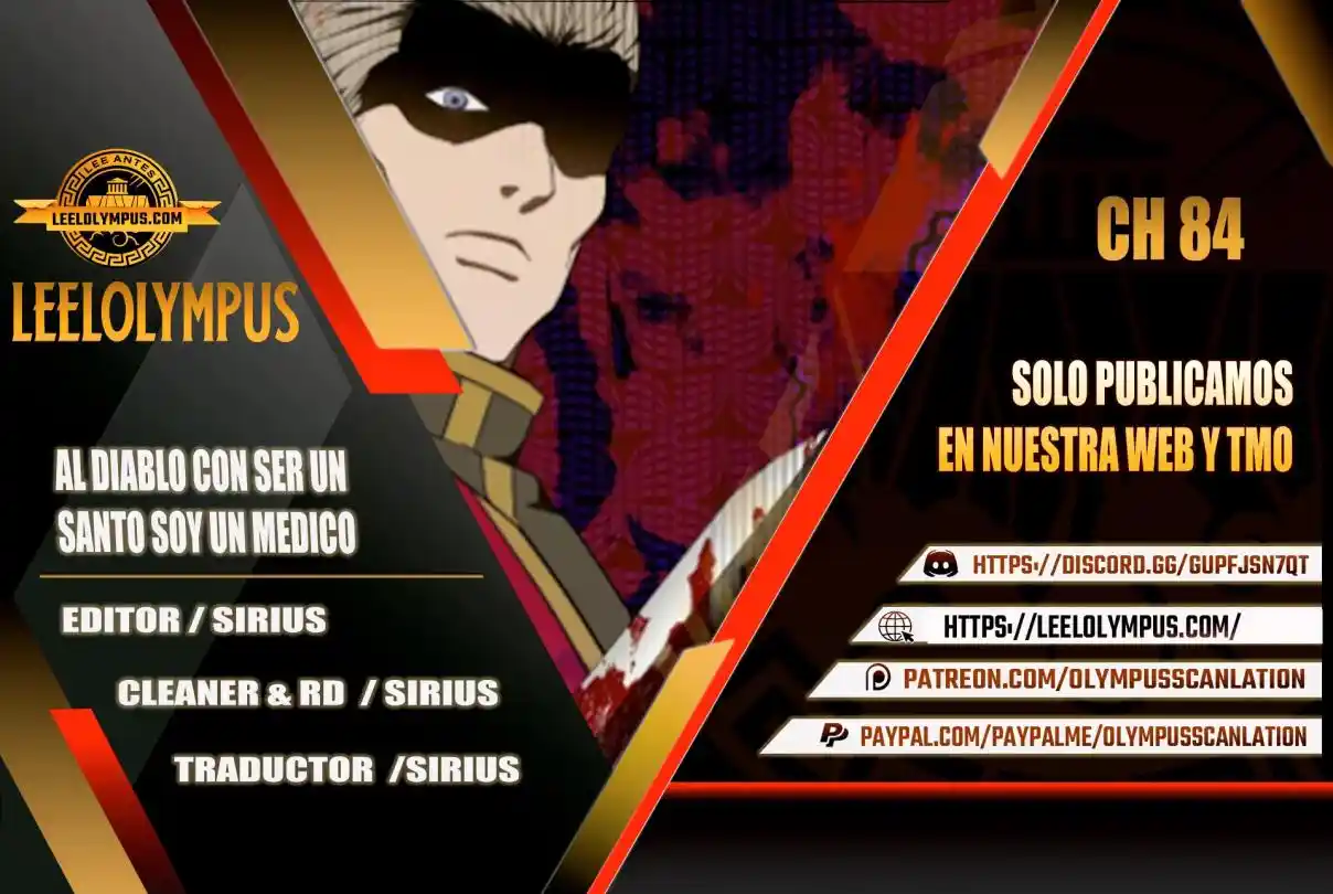 Al diablo con ser un santo, soy un médico capítulo 84, página 1