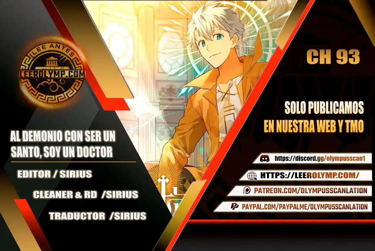 Al diablo con ser un santo, soy un médico capítulo 93, página 1