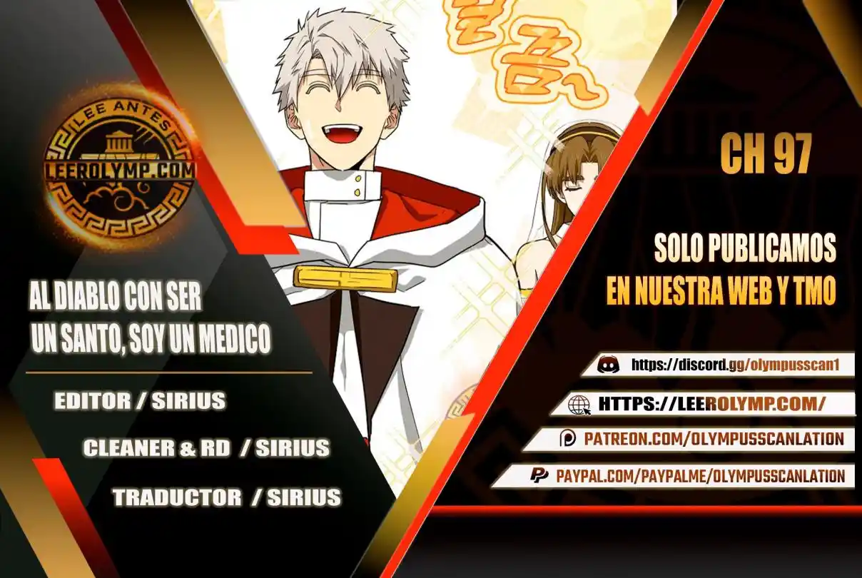 Al diablo con ser un santo, soy un médico capítulo 97, página 1