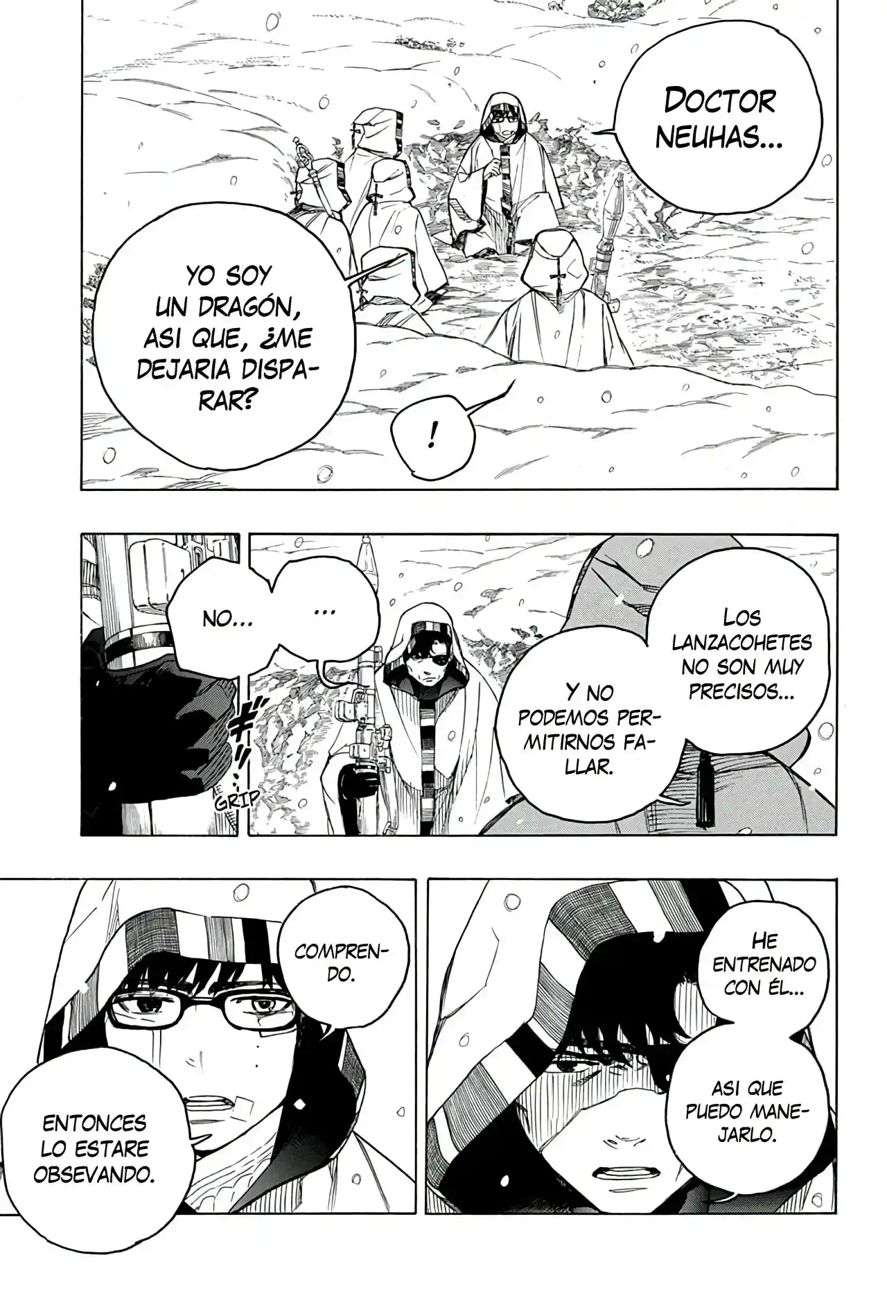 Ao no Exorcist capítulo 133.20, página 4