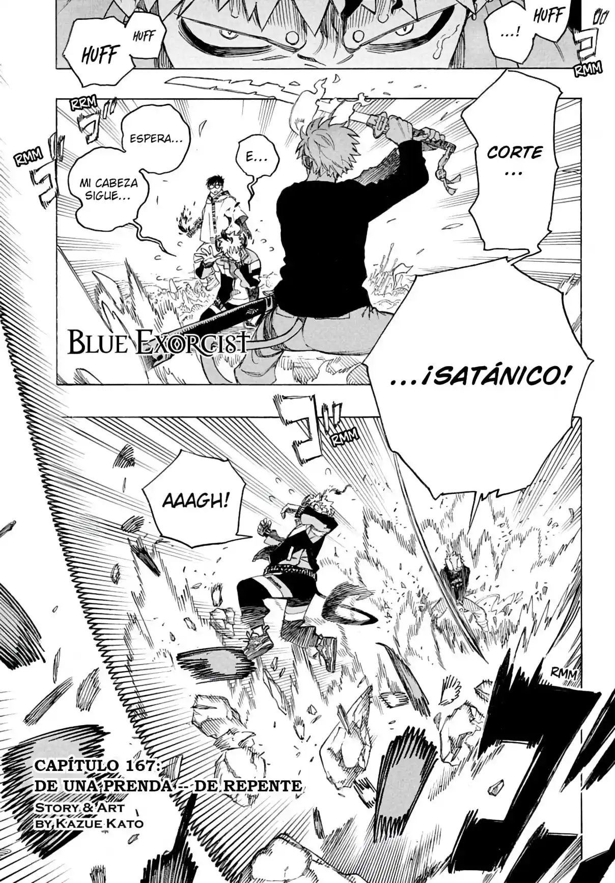 Ao no Exorcist capítulo 167, página 3