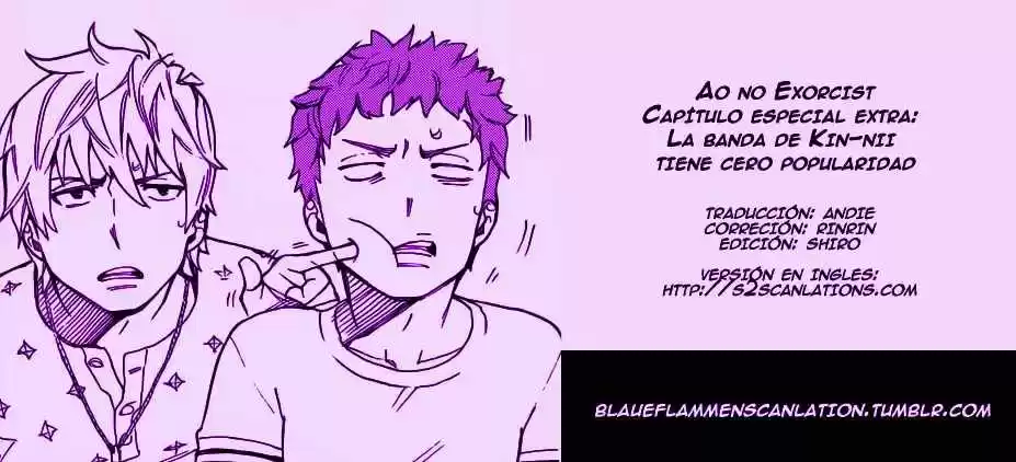 Ao no Exorcist capítulo 37.5, página 1