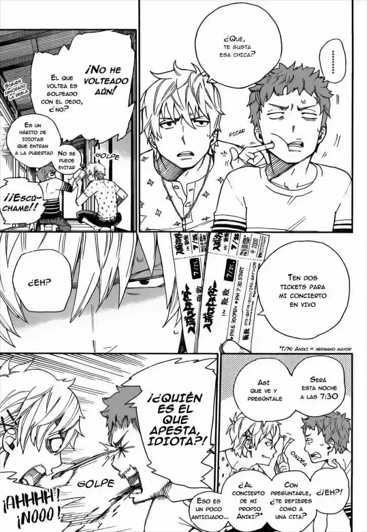 Ao no Exorcist capítulo 37.5, página 5