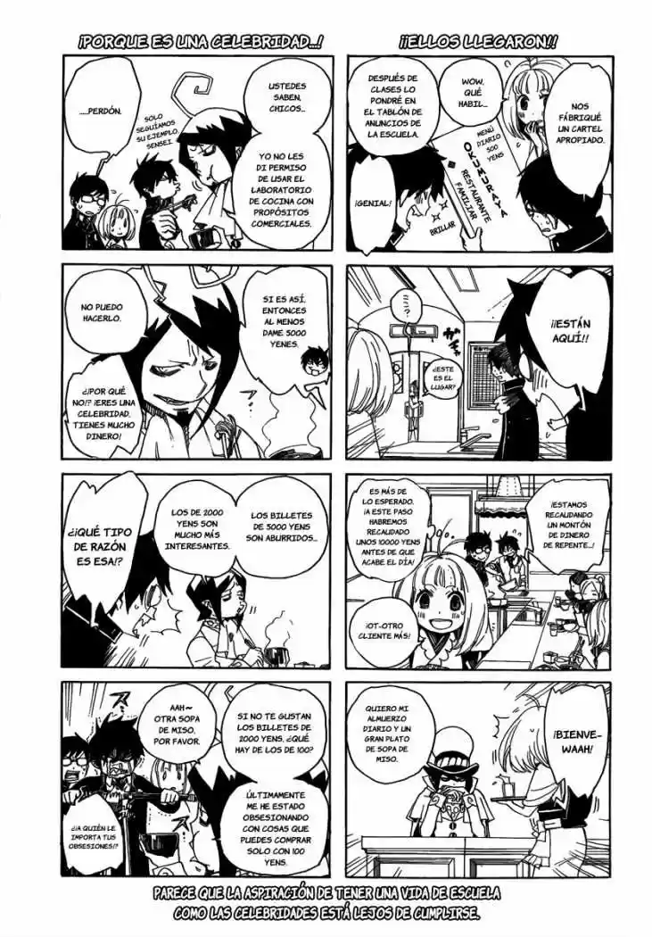 Ao no Exorcist capítulo 4.5, página 4