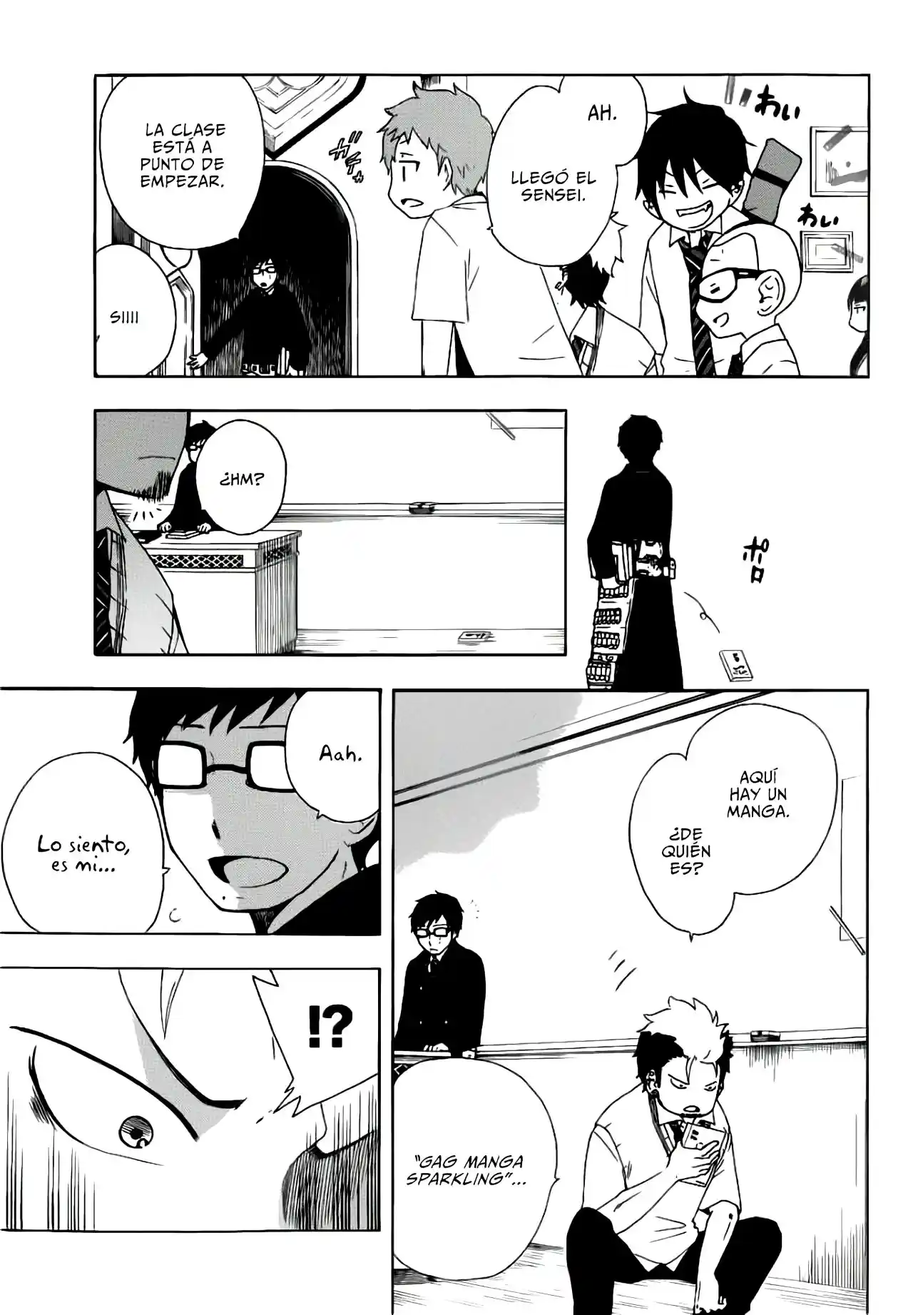 Ao no Exorcist capítulo 46.60, página 3