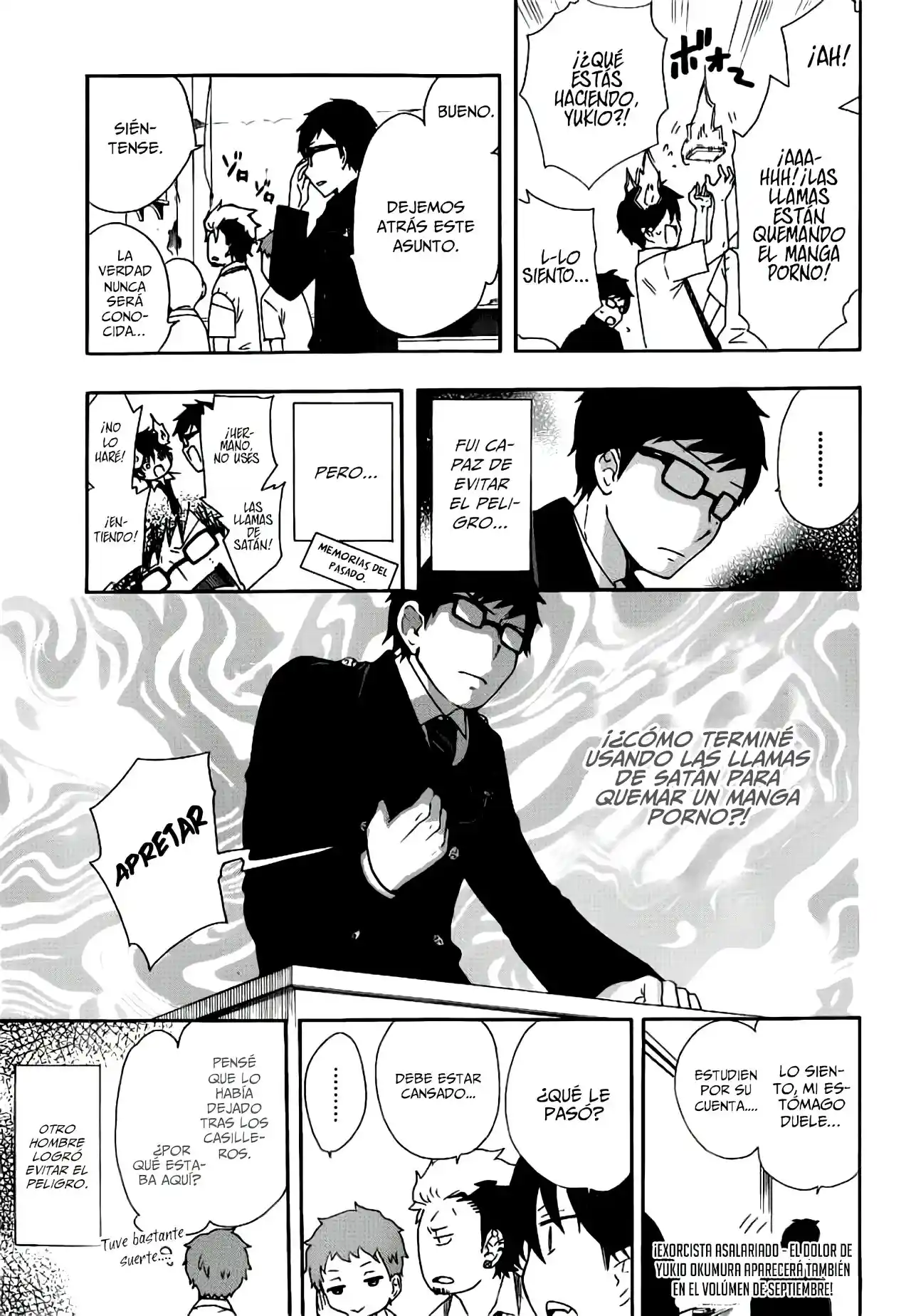 Ao no Exorcist capítulo 46.60, página 7