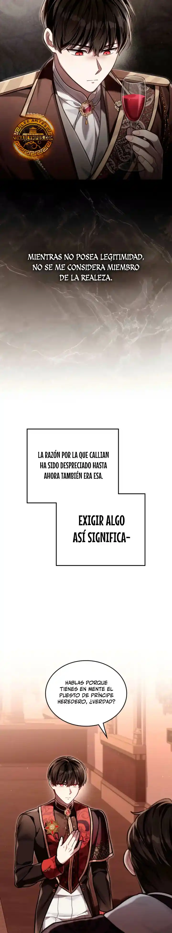 Cómo vivir como el príncipe enemigo capítulo 100, página 6