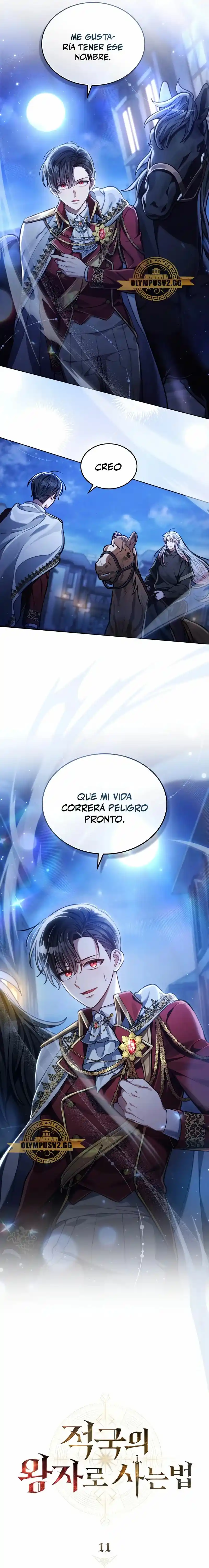Cómo vivir como el príncipe enemigo capítulo 11, página 8