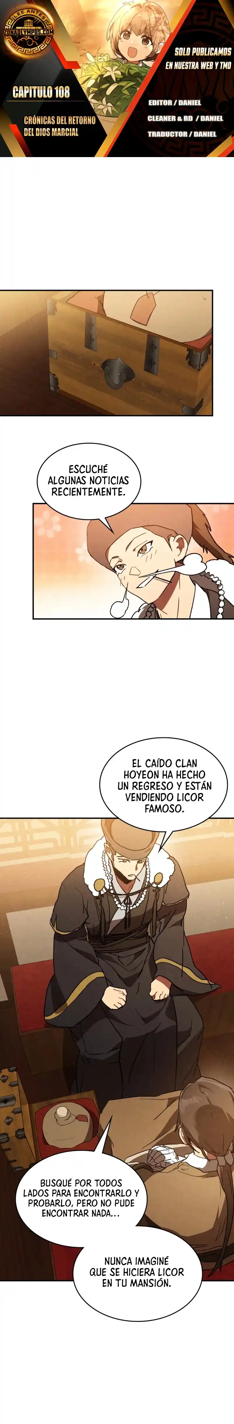 Crónicas del Regreso del Dios marcial capítulo 108, página 1