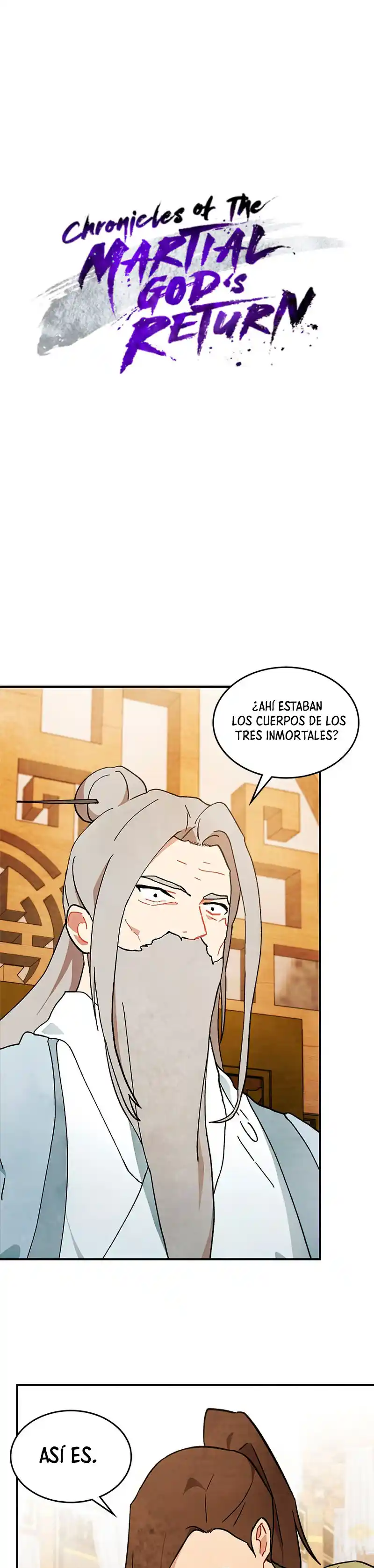 Crónicas del Regreso del Dios marcial capítulo 36, página 3