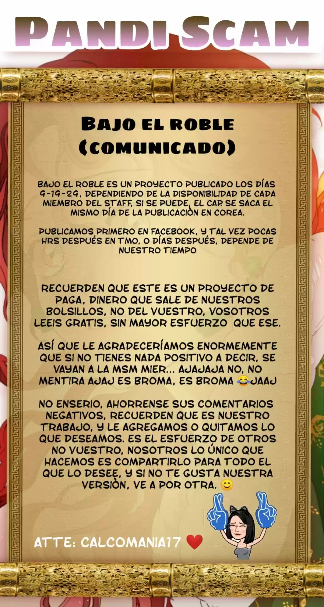 Debajo el roble capítulo 25, página 68