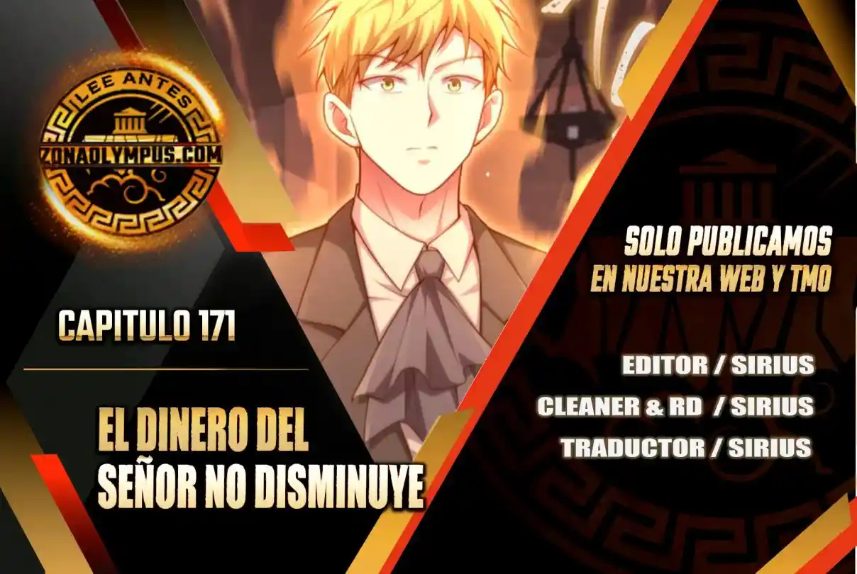 El Dinero Del Señor No Disminuye capítulo 171, página 1