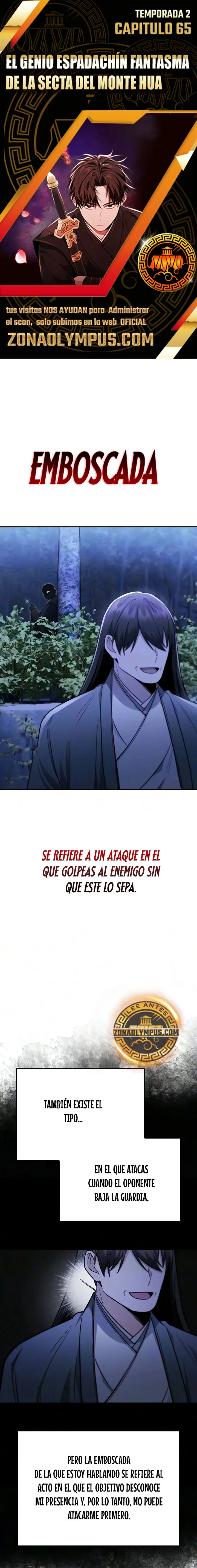 El Genio Espadachín Fantasma de la Secta del Monte Hua capítulo 65, página 1
