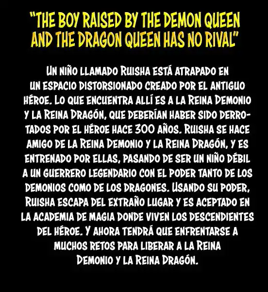 El Niño Criado Por La Reina Demonio Y La Reina Dragón No Tiene Rival capítulo 0, página 3