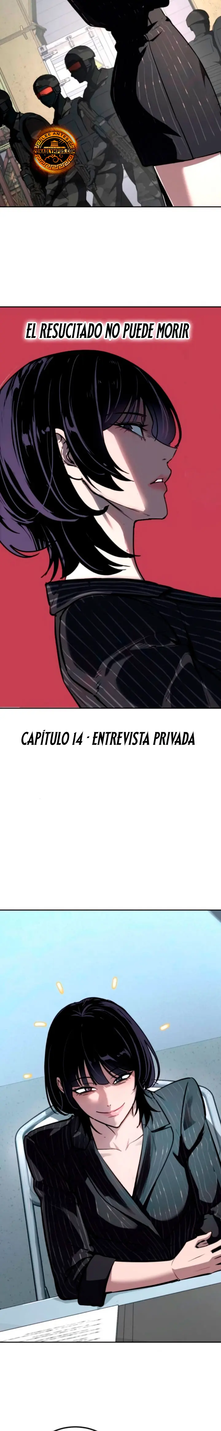 El Resucitado no Puede Morir capítulo 14, página 18